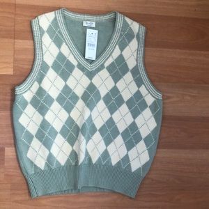 new with tags argyle pacsun sweater vest